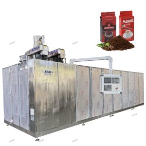 Sjálfvirk tvöföld hólf múrsteins tómarúm poka myndandi fyllingarumbúðavél