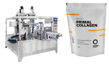 Sjálfvirk duftpökkunarvél fyrir doypoka með rennilás