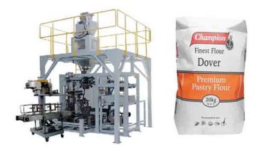 sjálfvirkur bagging vél fyrir 20kg hveiti pökkun vél