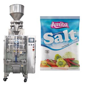 Lóðrétt Sjálfvirk Poki Poki Salt Pökkun Machine