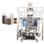 Sjálfvirk múrsteinsgerð tómarúmpokamyndandi fyllingarpökkunarvél fyrir korn