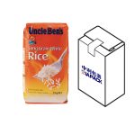 Flatbotnpoki með toppmerkingu fyrir korn