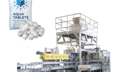 25-50 kg salttöflur sem vega fyllingarpoka